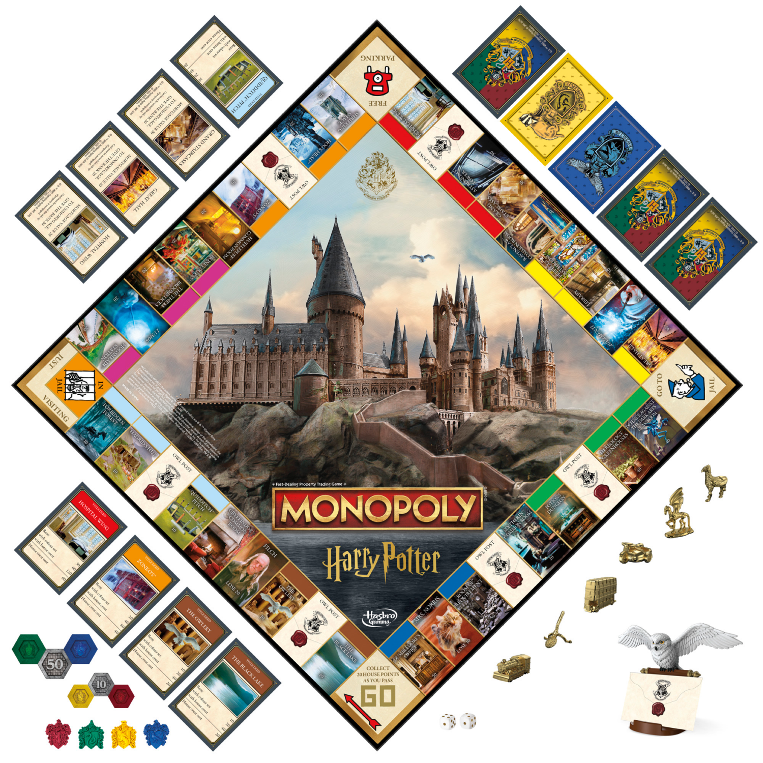 slide 5 of 6, Monopoly Harry Potter Board Game, 1 ct
