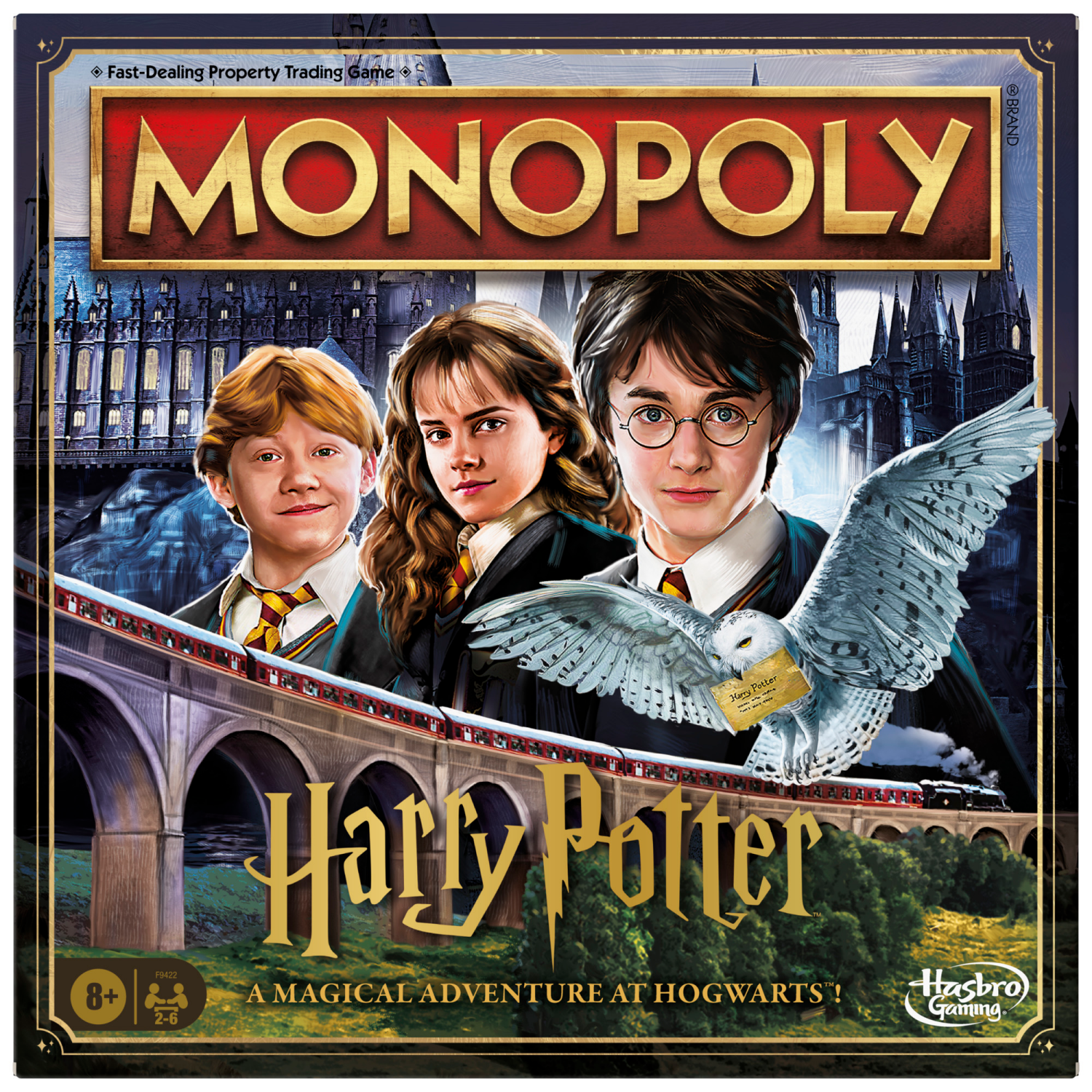 slide 1 of 6, Monopoly Harry Potter Board Game, 1 ct