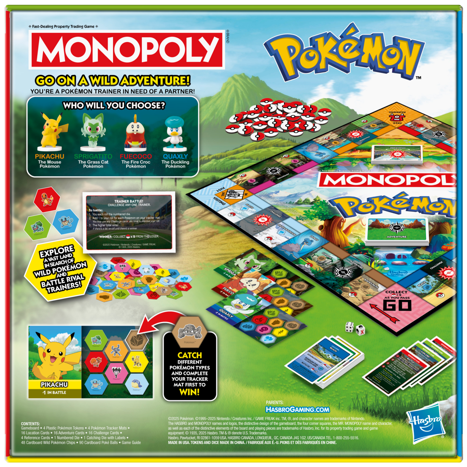 slide 2 of 4, Monopoly Pokemon Board Game, 1 ct