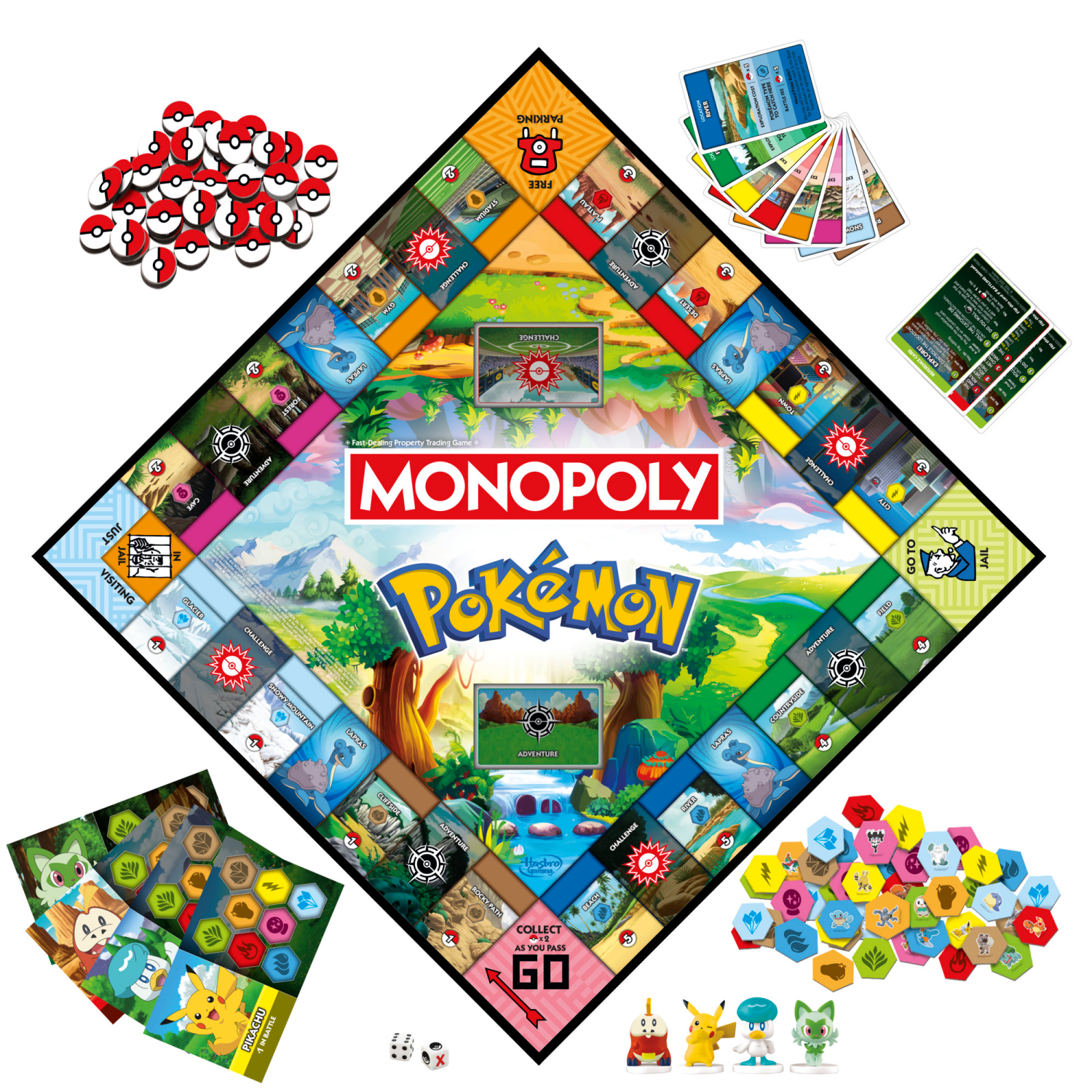 slide 4 of 4, Monopoly Pokemon Board Game, 1 ct