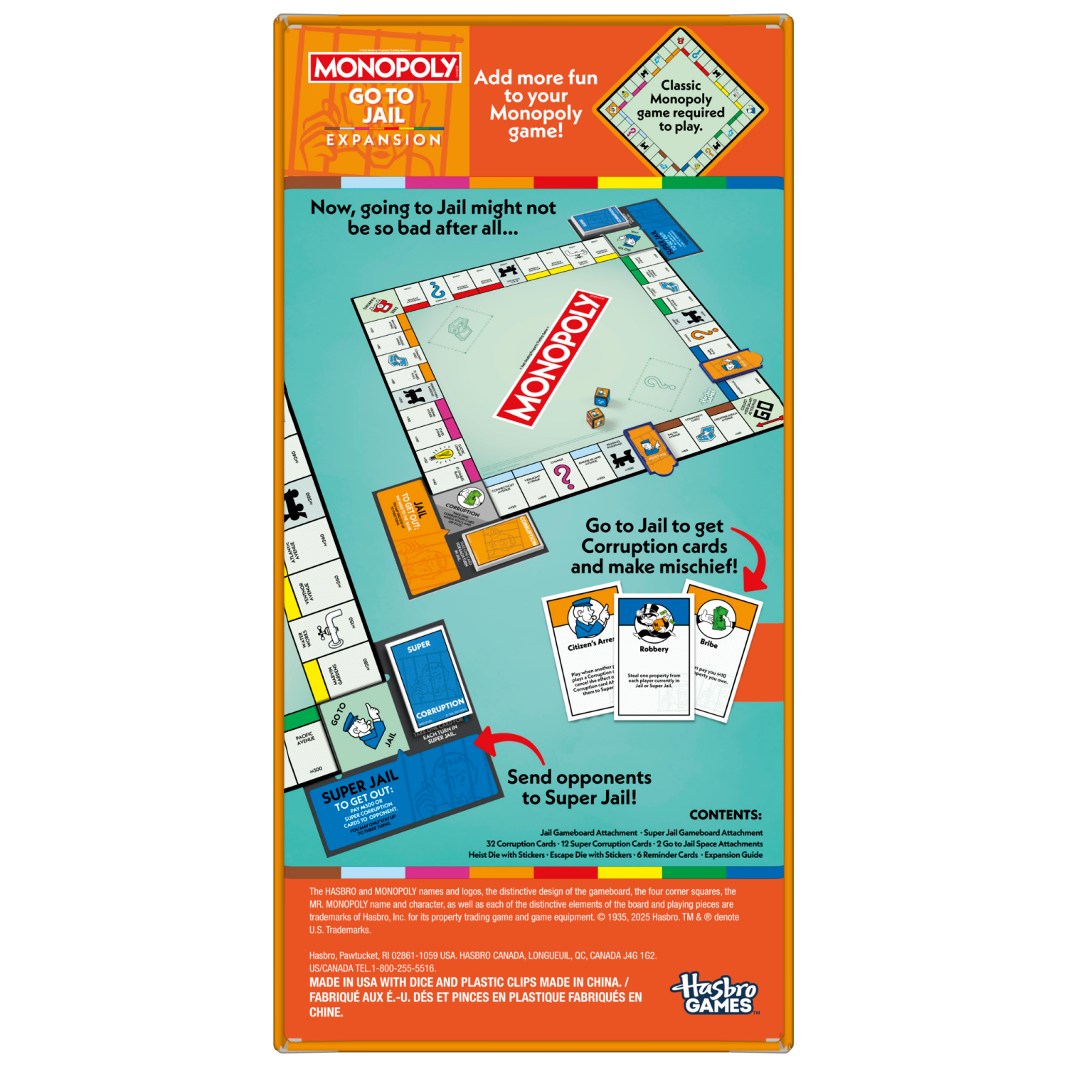 slide 3 of 5, HASBRO GAMING Monopoly Go to Jail, 1 ct