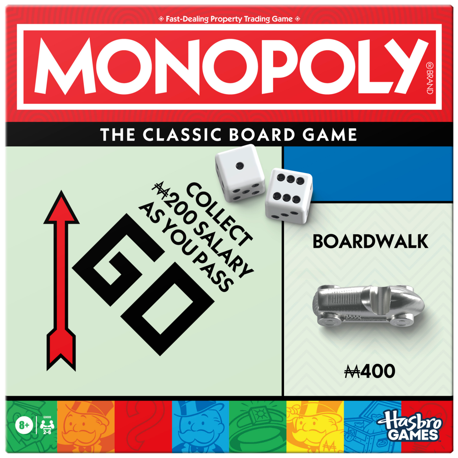 slide 6 of 6, Monopoly Hasbro Monopoly Board Game, 1 ct