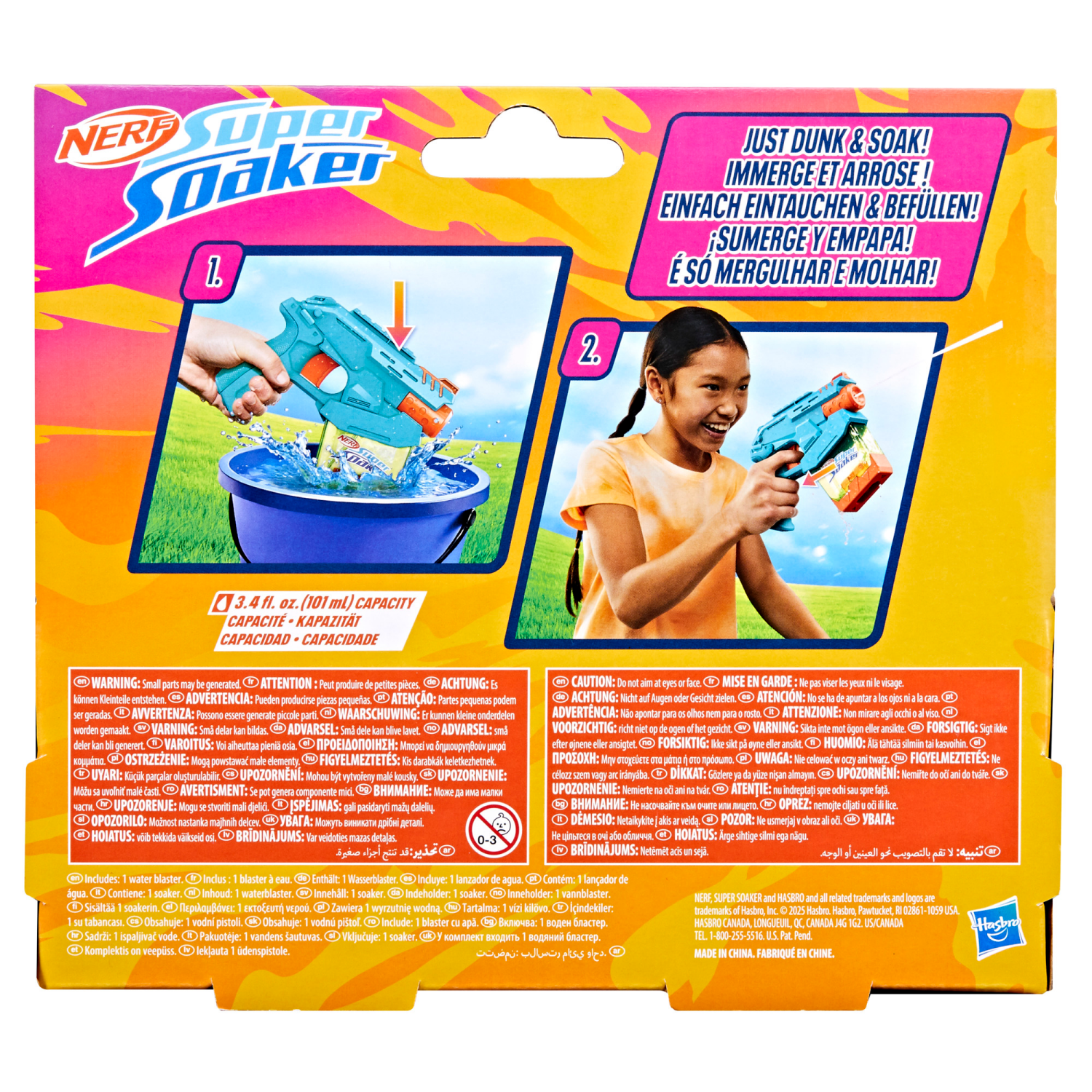 slide 4 of 4, Nerf Super Soaker Mini Dunk Fill, 1 ct