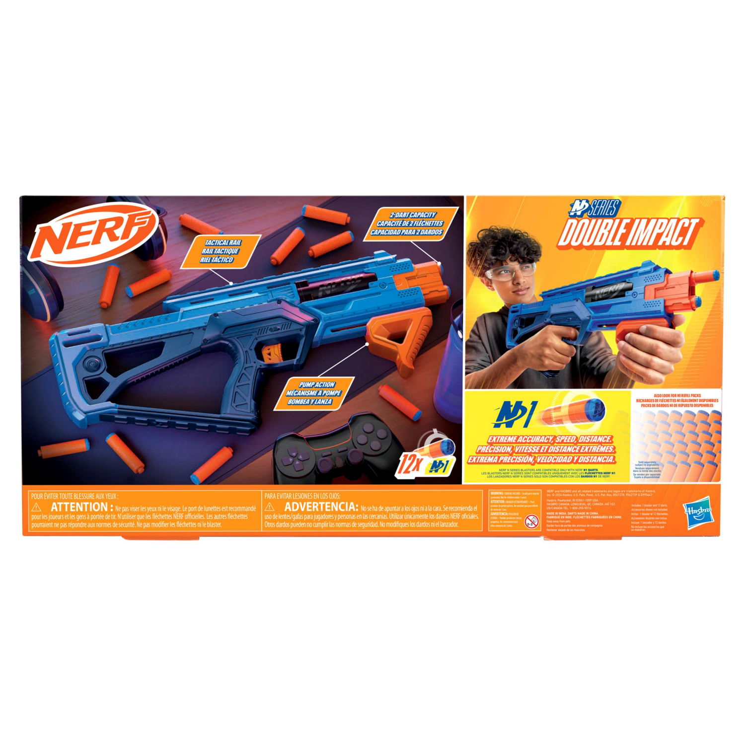 slide 4 of 4, Nerf N Series Double Impact, 1 ct