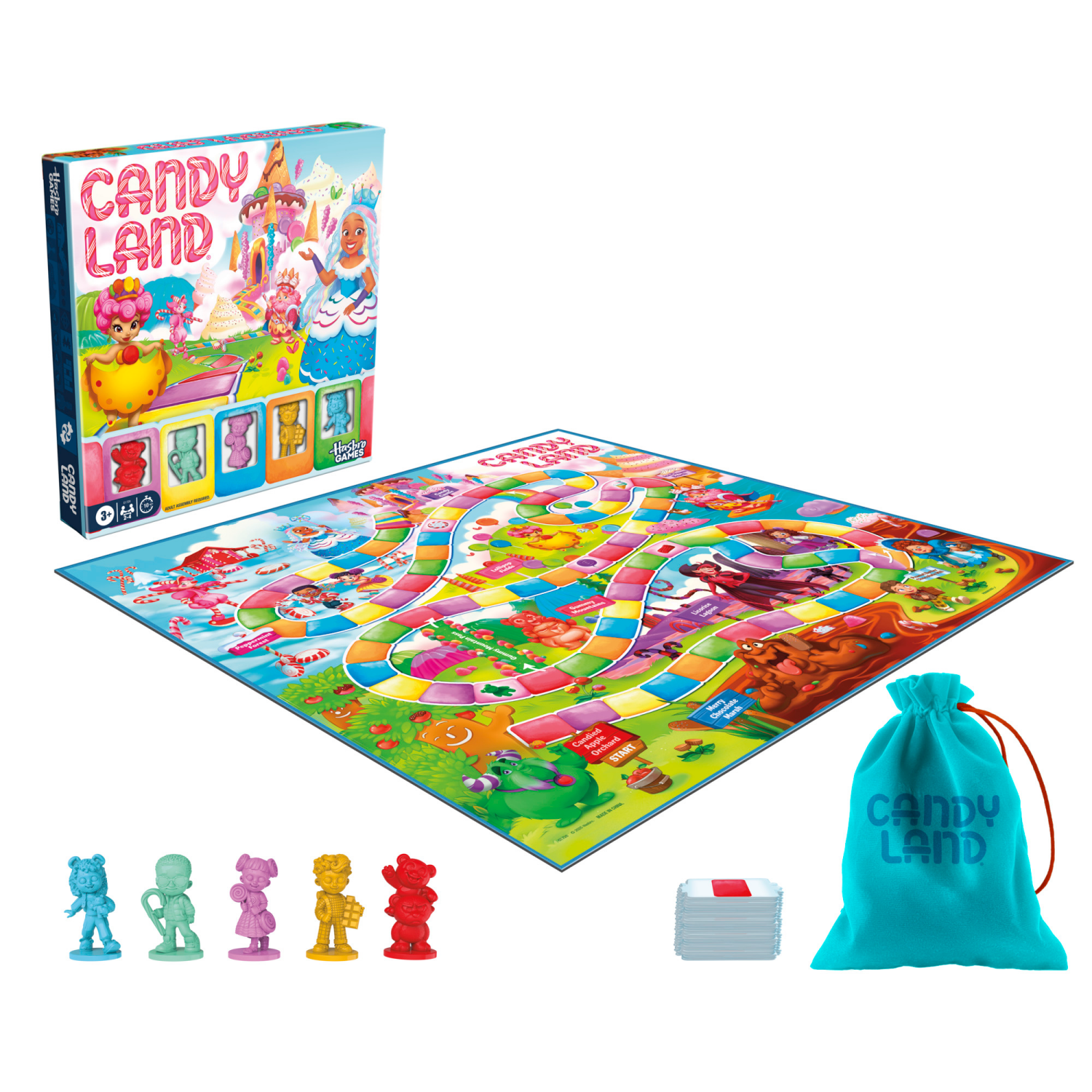 slide 1 of 5, Hasbro Gaming Candy Land Board Game - 2025 Edition, 1 ct