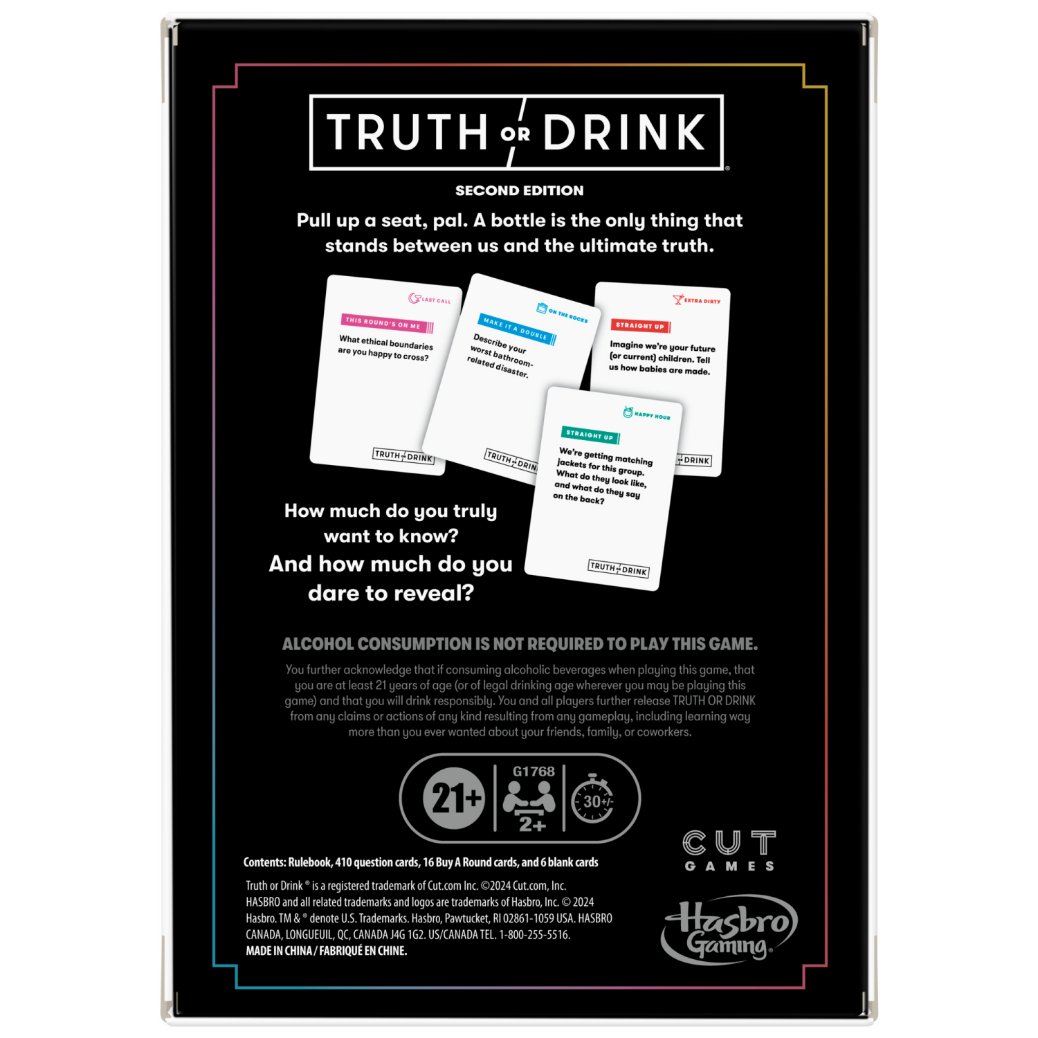 slide 4 of 6, HASBRO GAMING Truth Or Drink, 1 ct