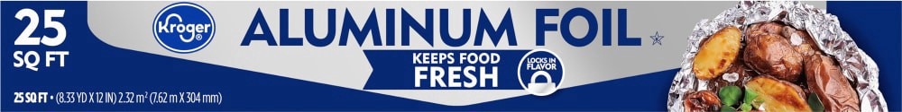 slide 2 of 5, Kroger Aluminum Foil, 25 sq ft