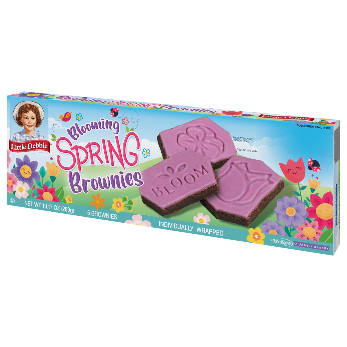 slide 8 of 8, Little Debbie Snack Cakes, Little Debbie Family Pack Blooming Spring Brownies, 5 ct