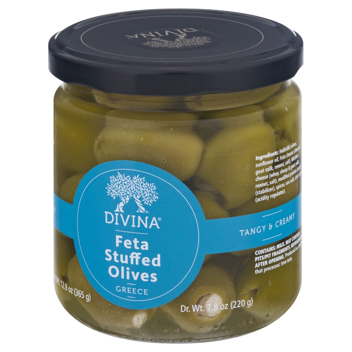 slide 11 of 13, Divina Feta Stuffed Olives 12.9 oz, 12.9 oz