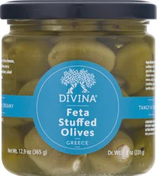 Divina Feta Stuffed Olives, 12.9 oz