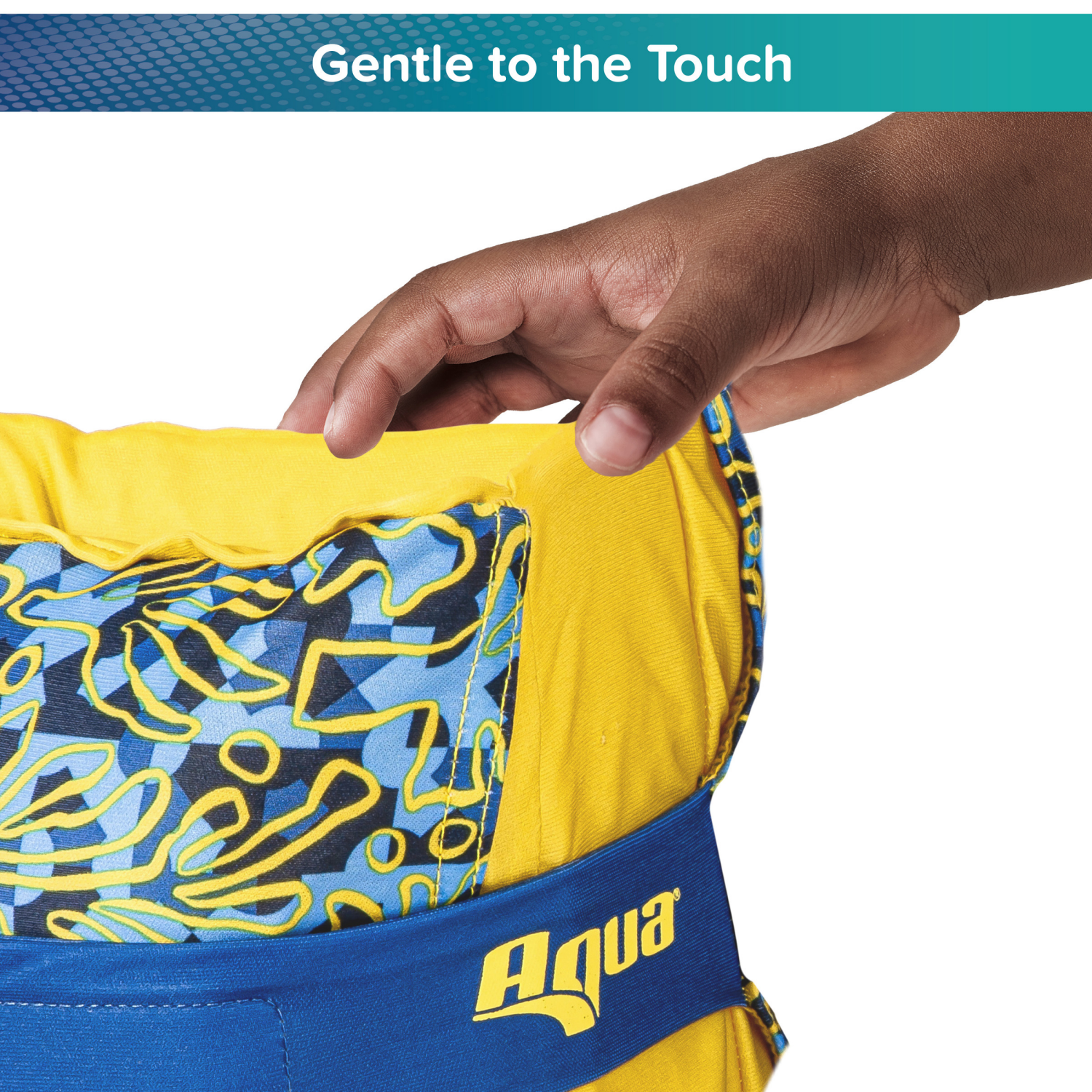 slide 6 of 6, AQUA LEISURE Aqua Fabric Arm Floats Blue Assorted, 1 ct