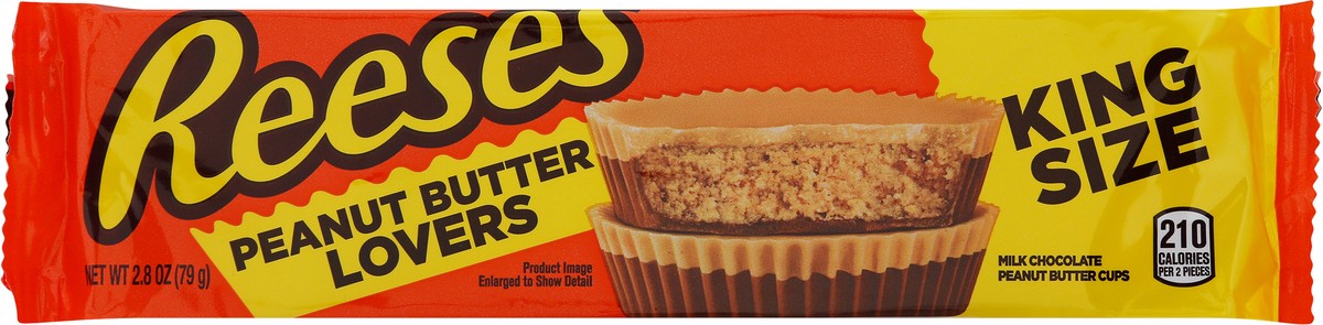 slide 1 of 12, Reese's King Size Peanut Butter Lovers Peanut Butter Cups 2.8 oz, 2.8 oz