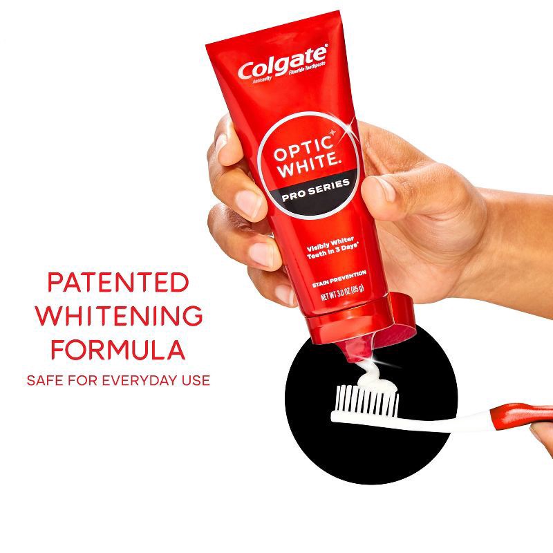 slide 8 of 9, Colgate Optic White Stain Protection, 2 ct