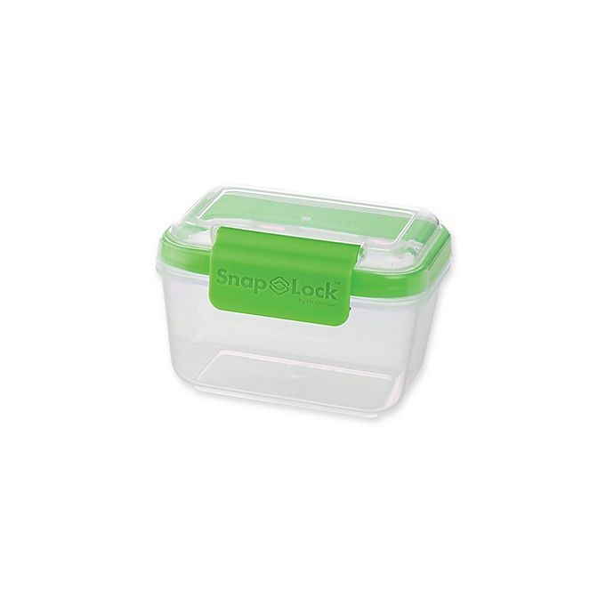 slide 1 of 1, Progressive SnapLock Rectangular 2-Cup Food Storage Container - Green, 1 ct