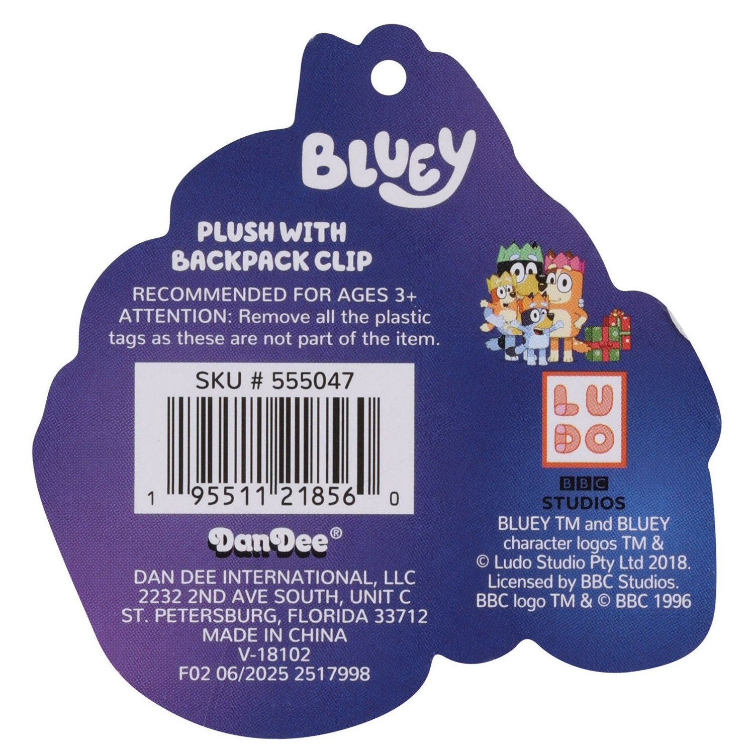 slide 5 of 10, Bluey & Bingo With Bp Clip, 1 ct