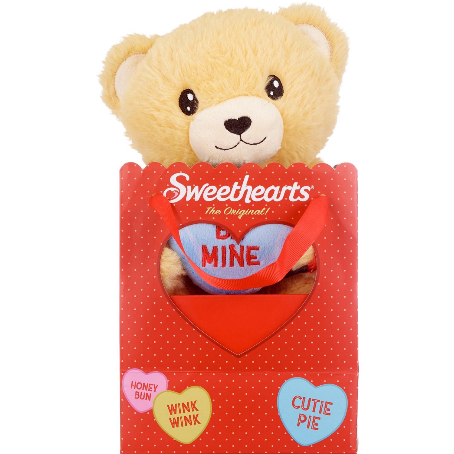 slide 3 of 4, Sweethearts® The Original! Plush In Gift Bag, Assorted Colors, 11.5 In, 1 ct