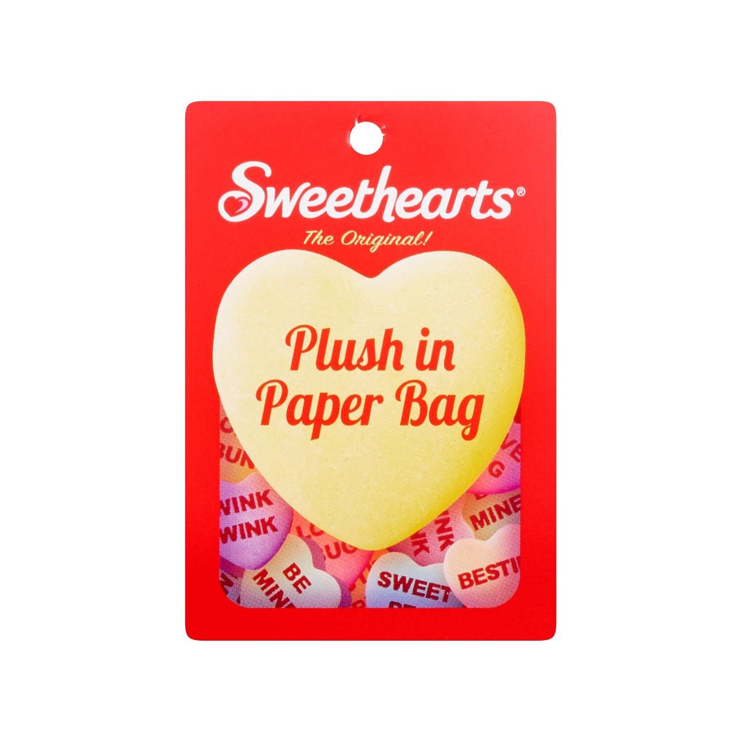 slide 2 of 4, Sweethearts® The Original! Plush In Gift Bag, Assorted Colors, 11.5 In, 1 ct