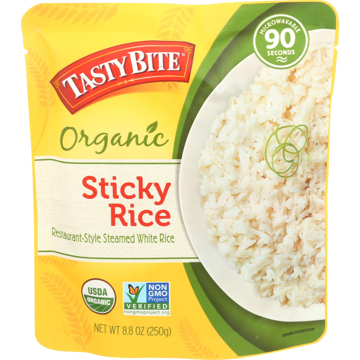 slide 1 of 10, Tasty Bite Organic Sticky Rice, 8.8 oz