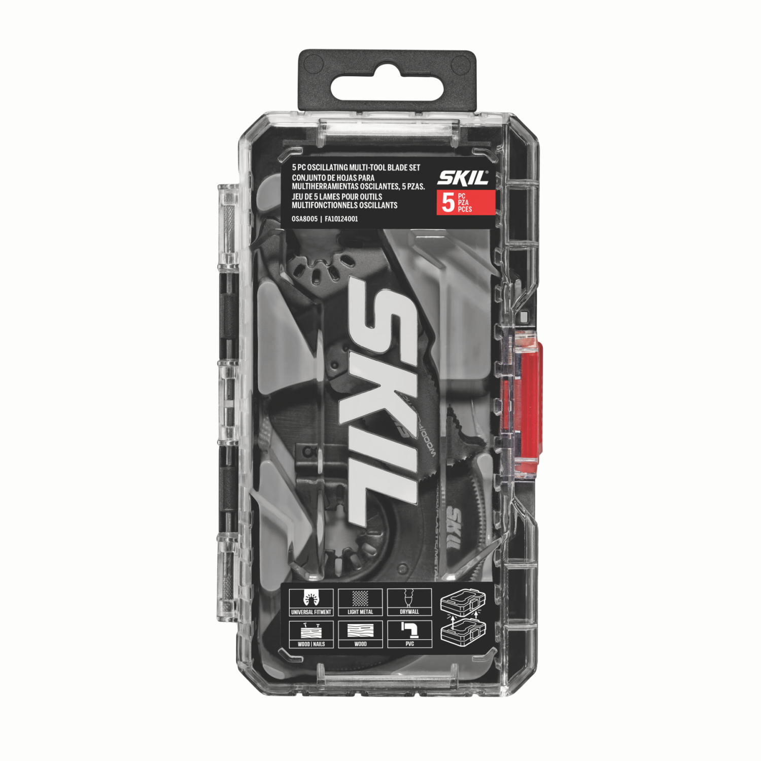 slide 1 of 1, SKIL 5 Pc Oscillating Multi-Tool Blade Set - OSA8005, 5 ct
