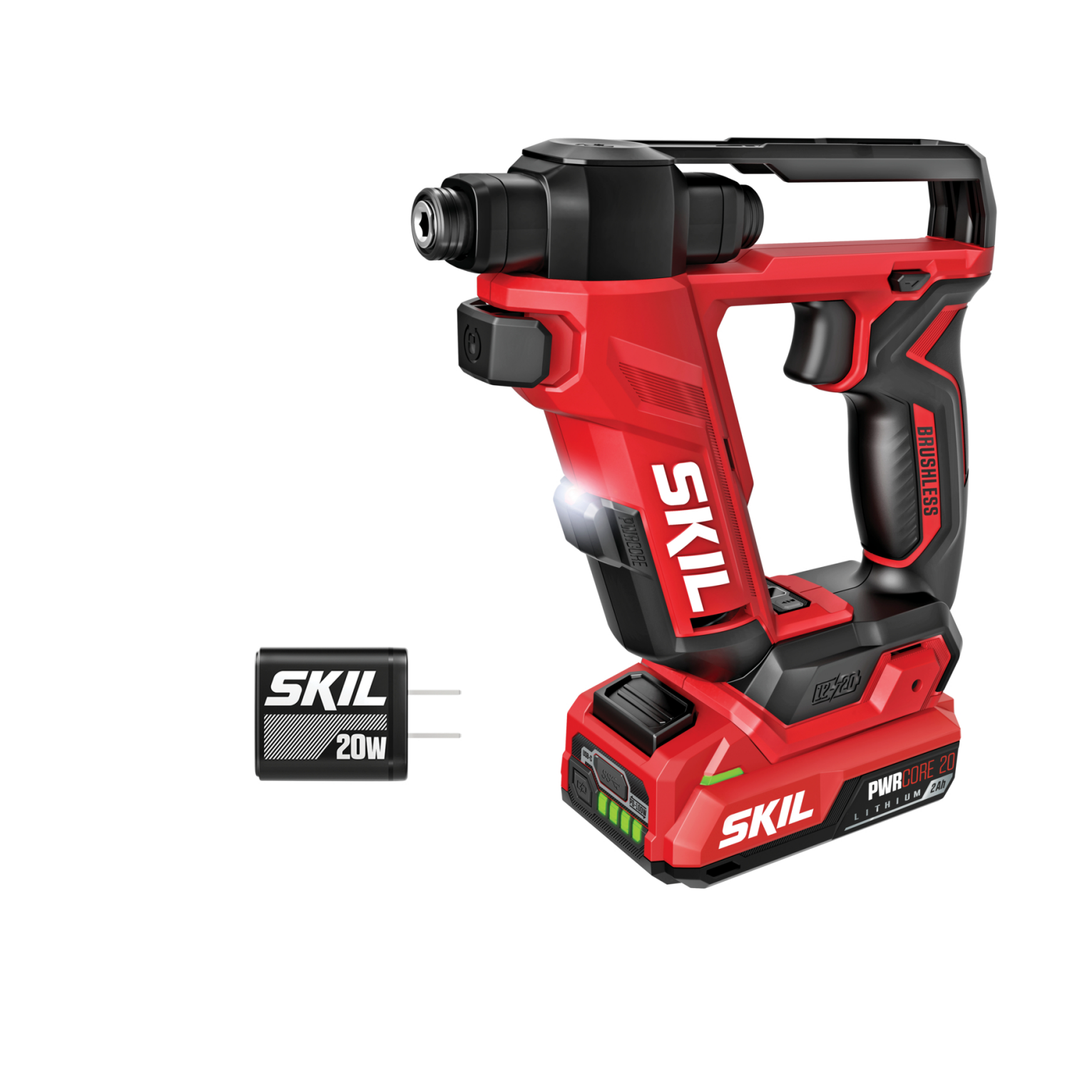 slide 1 of 2, SKIL 12V/20V Brushless Flip Drill, 20V Kit - DL6300D-12, 1 ct
