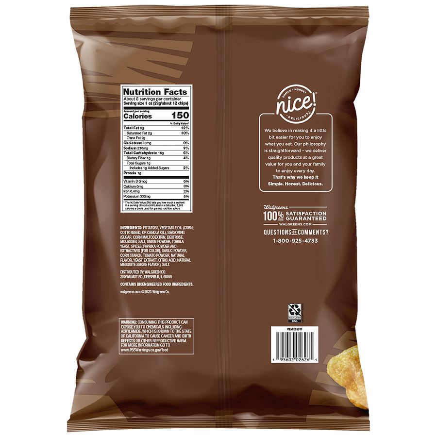 slide 2 of 5, Nice! Potato Chips BBQ - 7.75 oz, 7.75 oz