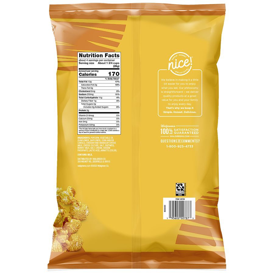 slide 4 of 5, Nice! Popcorn Cheddar Cheese, 4 oz