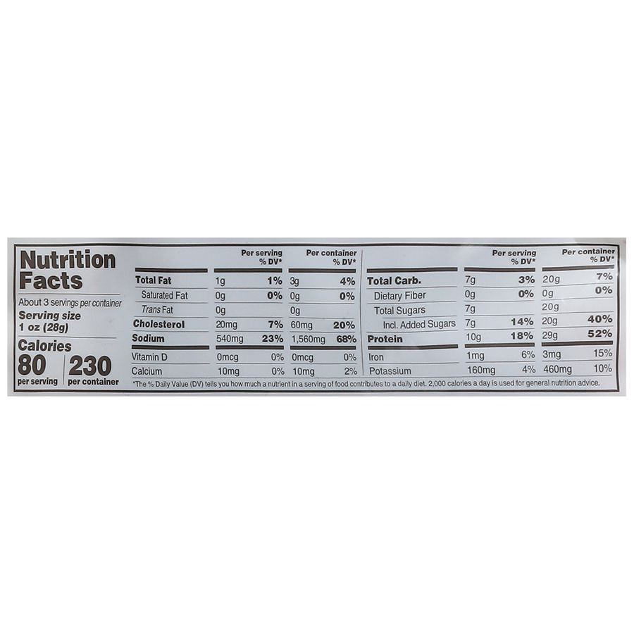slide 5 of 5, Nice! Beef Jerky Teriyaki, 2.85 oz