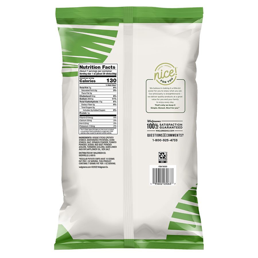 slide 3 of 5, Nice! Veggie Sticks, 7 oz