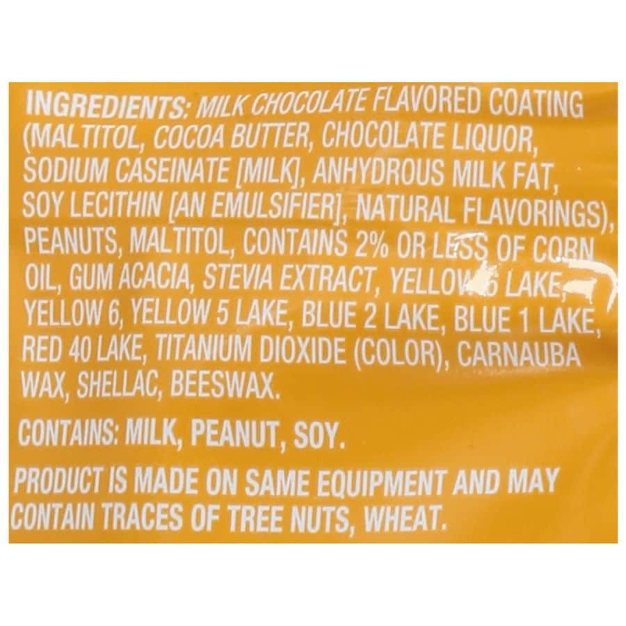 slide 5 of 5, Nice! Sugar Free Chocolate Candy Coated Peanut Gems, 3.5 oz