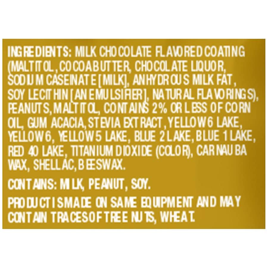 slide 2 of 5, Nice! Sugar Free Chocolate Candy Coated Peanut Gems, 3.5 oz