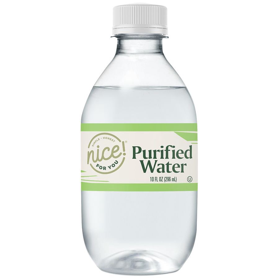 slide 4 of 5, Nice! Purified Water - 10 fl oz, 10 fl oz