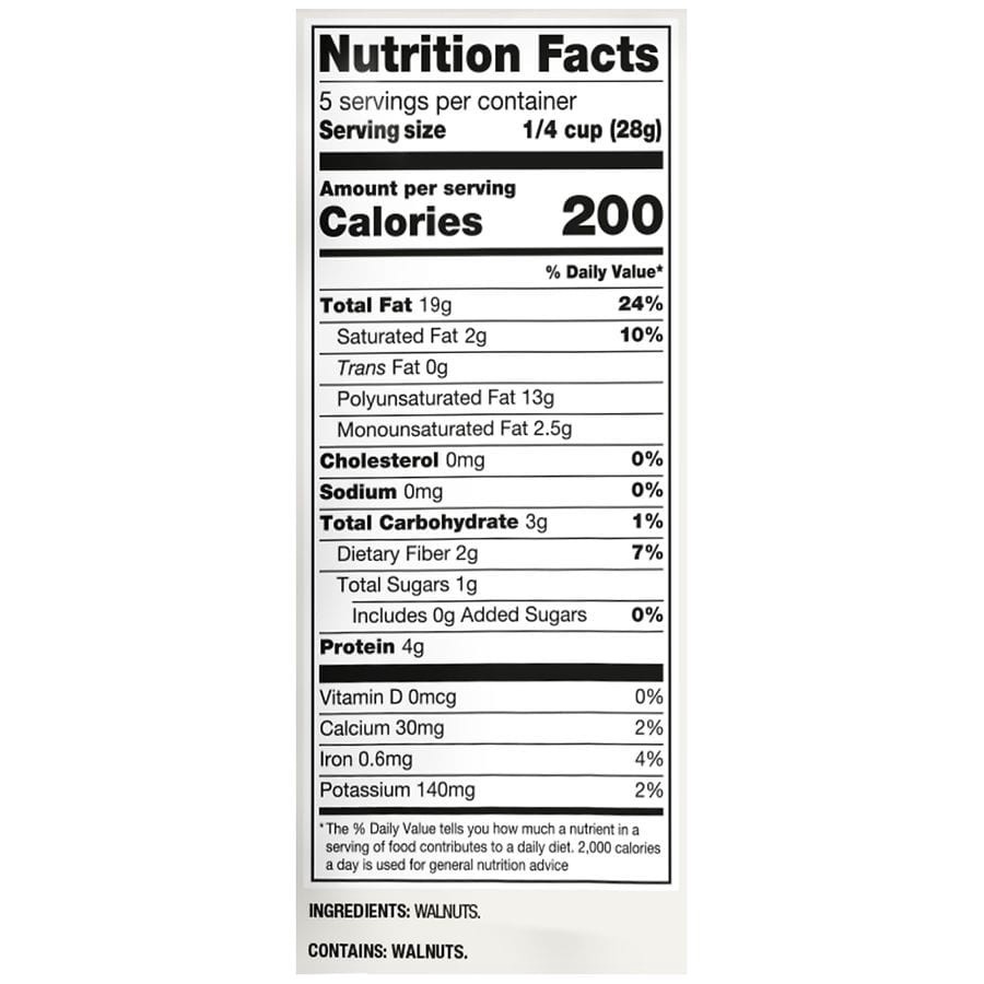 slide 5 of 5, Nice! Walnuts Unsalted - 5 oz, 5 oz