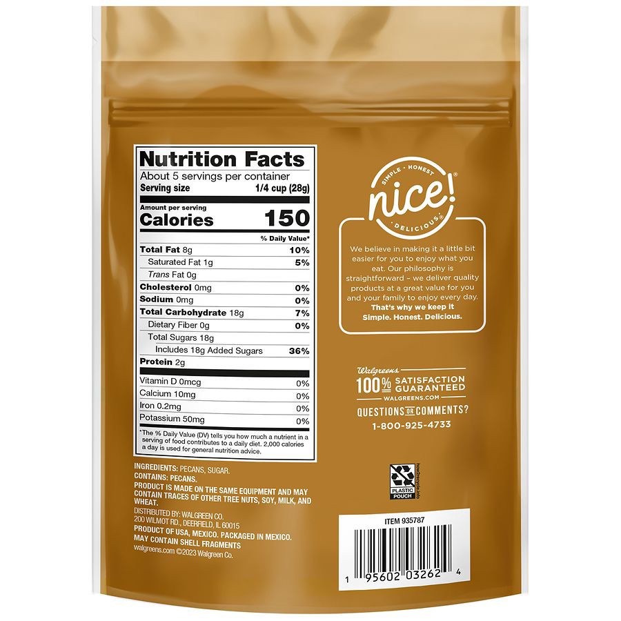 slide 3 of 5, Nice! Candied Pecans - 5 oz, 5 oz