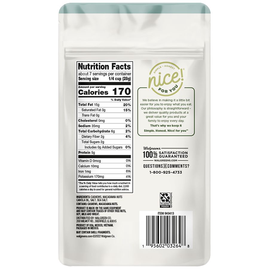 slide 3 of 5, Nice! Roasted Cashews & Macadamia Blend Salted, 7 oz