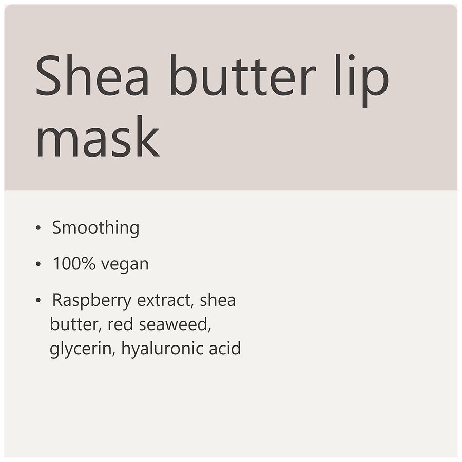 slide 4 of 5, Walgreens Smoothing Shea Butter Lip Mask Shea Butter, 1 ct