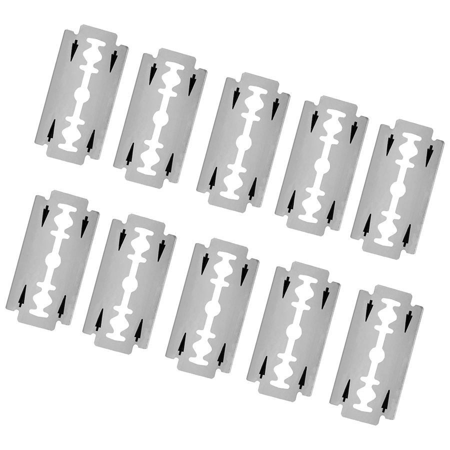 slide 4 of 5, Walgreens Men's Double Edge Stainless Steel Blades, 10 ct