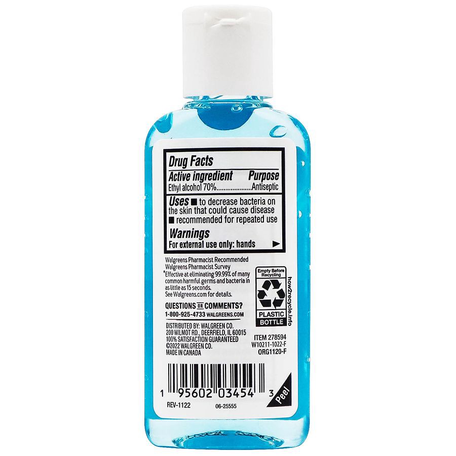slide 3 of 4, Walgreens Hand Sanitizer Coast Breeze, 2 fl oz