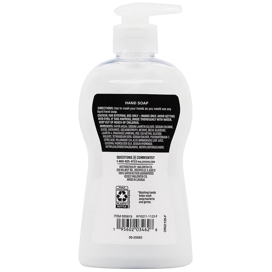 slide 3 of 4, Walgreens Hand Soap with Moisturizers & Aloe, 11.25 fl oz
