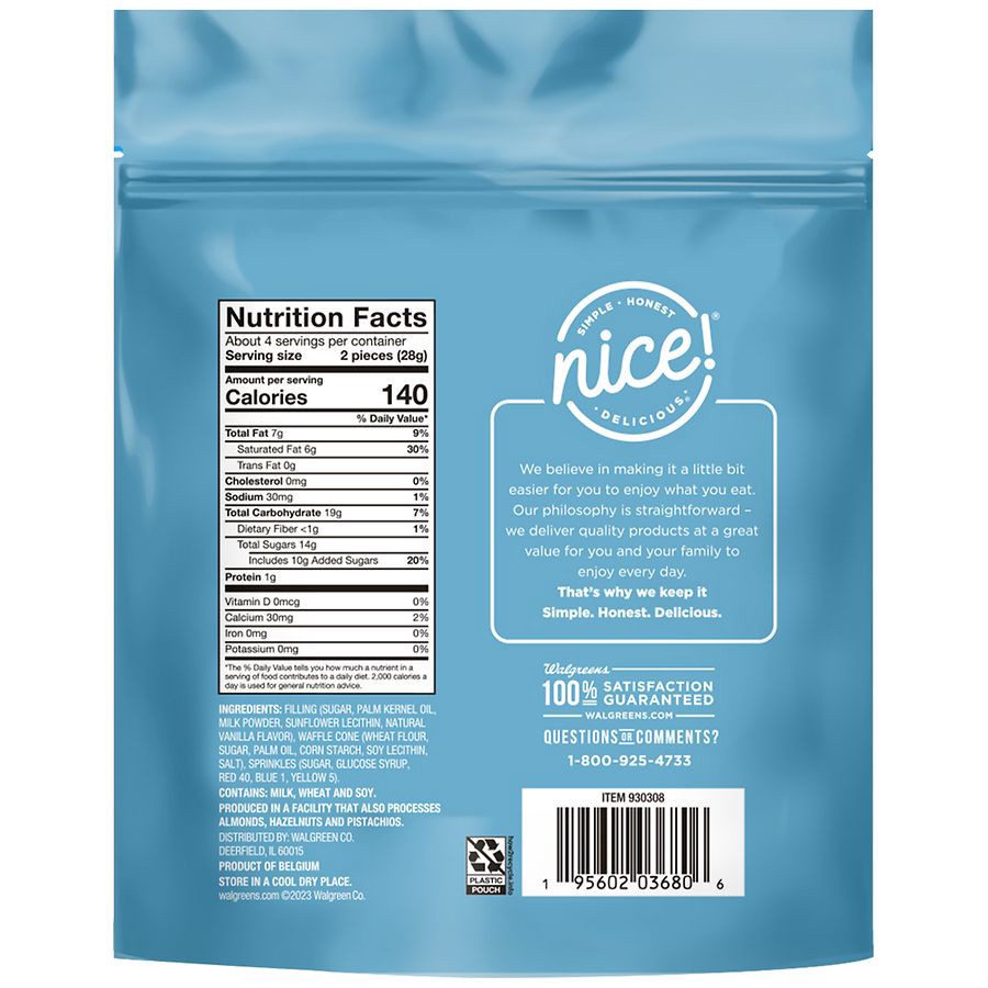 slide 2 of 5, Nice! Sprinkle Mini Cones, 4 oz