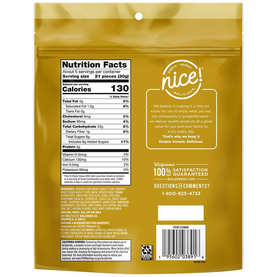 slide 4 of 5, Nice! Honey Bears Graham Snacks, 5 oz