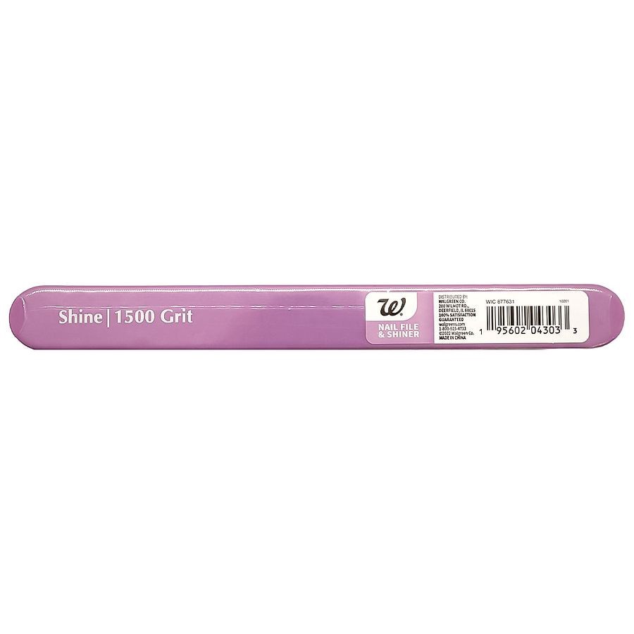 slide 3 of 3, Walgreens Beauty Nail File & Shiner, 1 ct