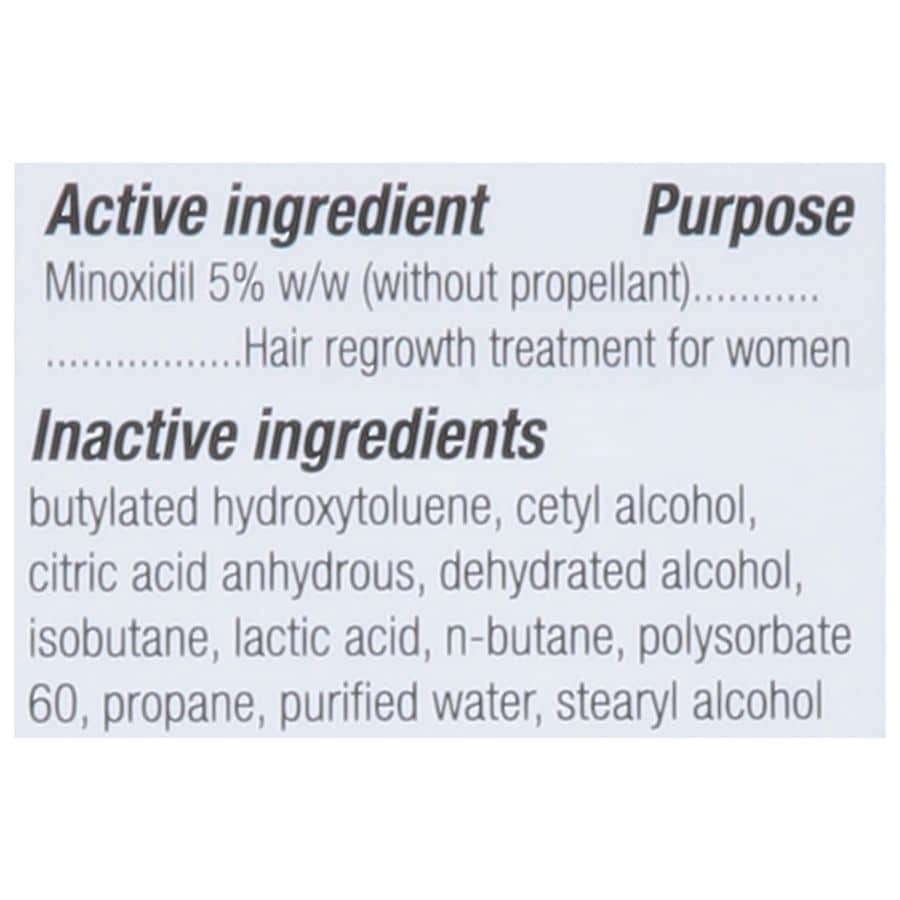 slide 2 of 3, Walgreens Hair Regrowth Treatment Foam For Women, 2.11 oz