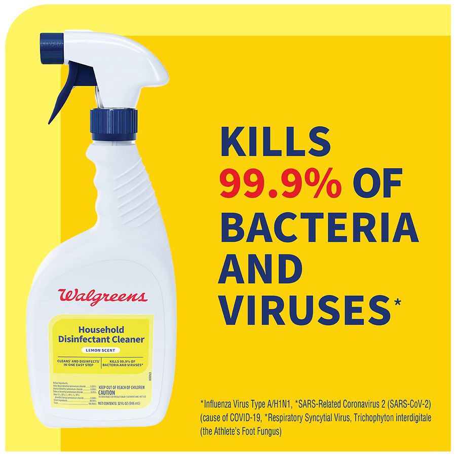 slide 2 of 4, Walgreens Household Disinfectant Cleaner, 32 fl oz