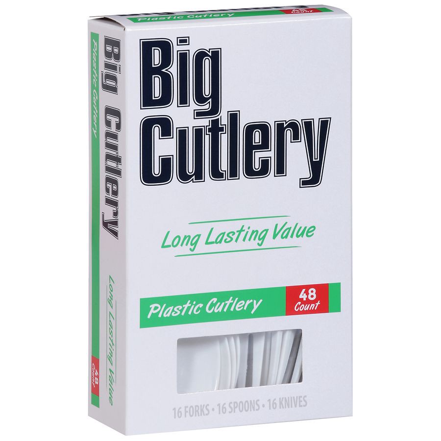 slide 4 of 5, Walgreens Plastic Cutlery, 48 ct