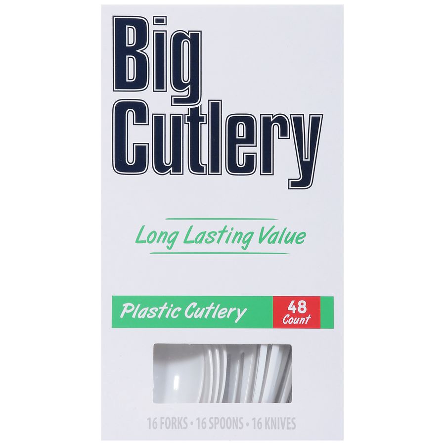 slide 2 of 5, Walgreens Plastic Cutlery, 48 ct