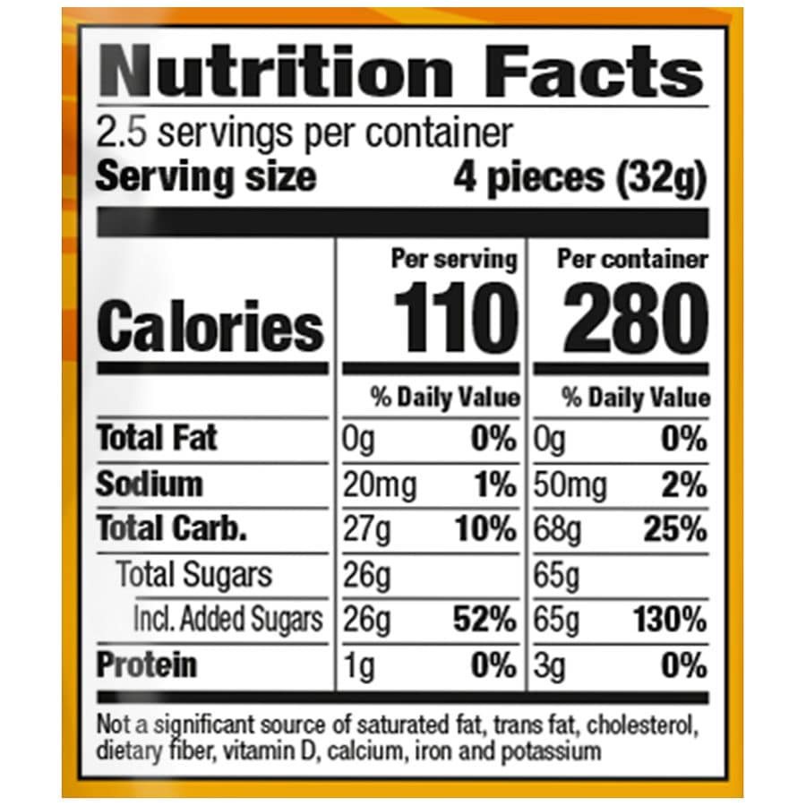 slide 3 of 5, Nice! Gummy Mango Peelable Candy, 2.82 oz