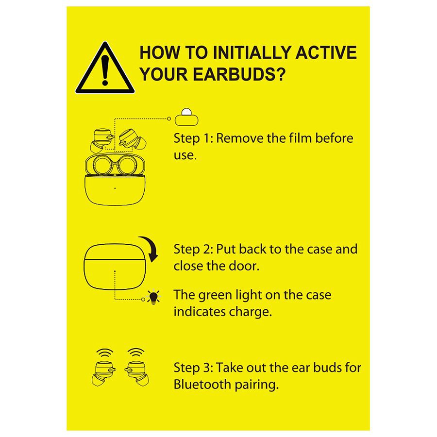 slide 3 of 4, Infinitive True Wireless Earbuds, 1 pair