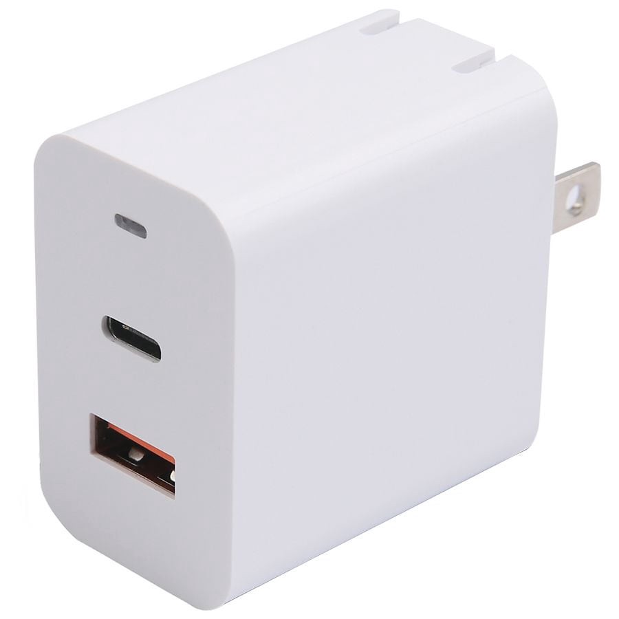 slide 3 of 3, Infinitive USB-C & USB-A Wall Charger 20W Fast Charging, 1 ct