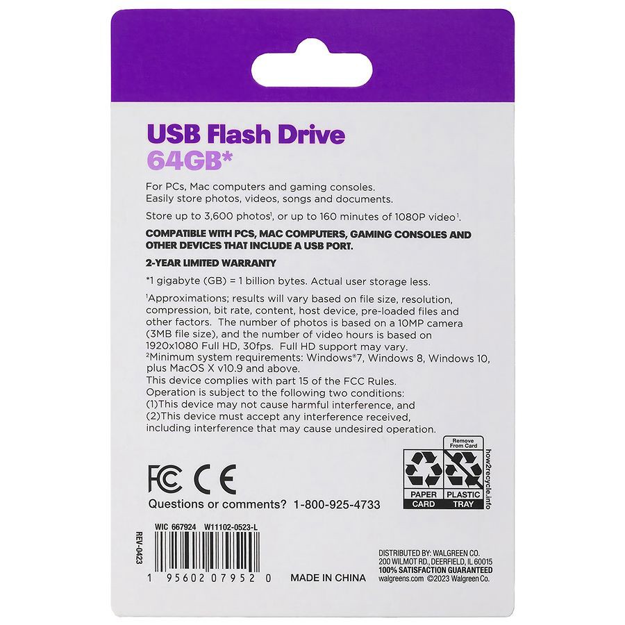 slide 2 of 2, Infinitive USB Flash Drive 64GB, 64 GB