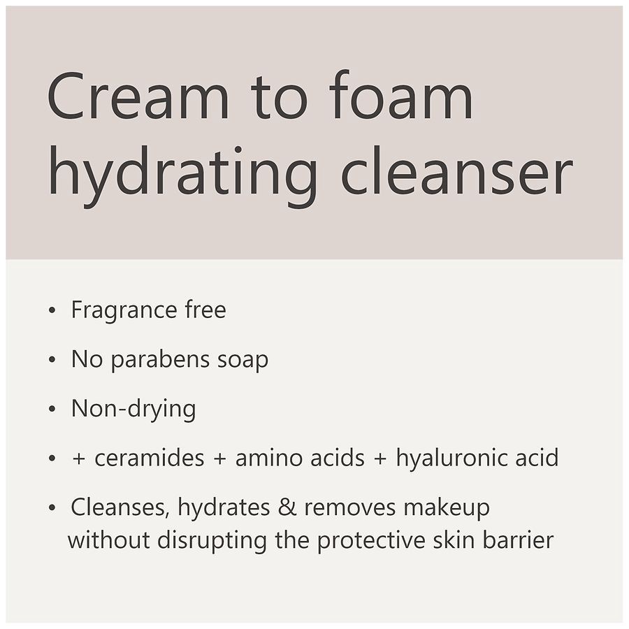slide 2 of 5, Walgreens Cream to Foam Hydrating Cleanser, 16 fl oz